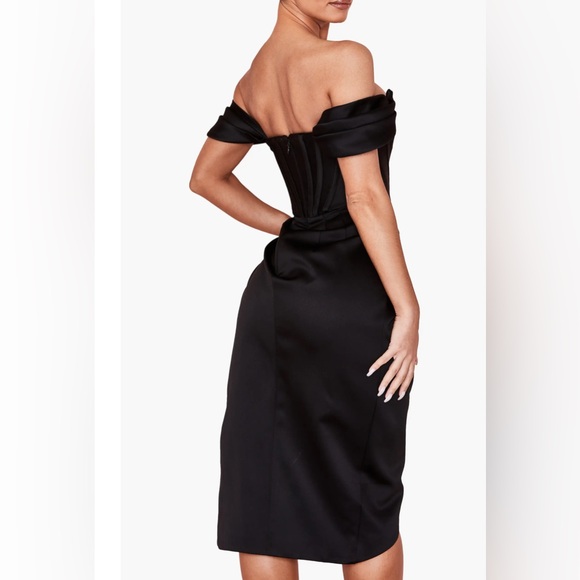 House of CB Elegant Black Evening Dress size S - Picture 2 of 2